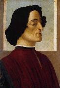 BOTTICELLI, Sandro Portrait of Giuliano de Medici Germany oil painting artist